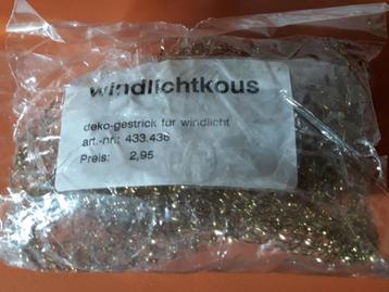 windlichtkous kleur goud beschikbaar voor biedingen