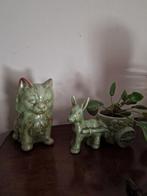 Vintage  plantjes bakjes kat en een ezel - keramiek, Antiek en Kunst, Antiek | Keramiek en Aardewerk, Ophalen of Verzenden