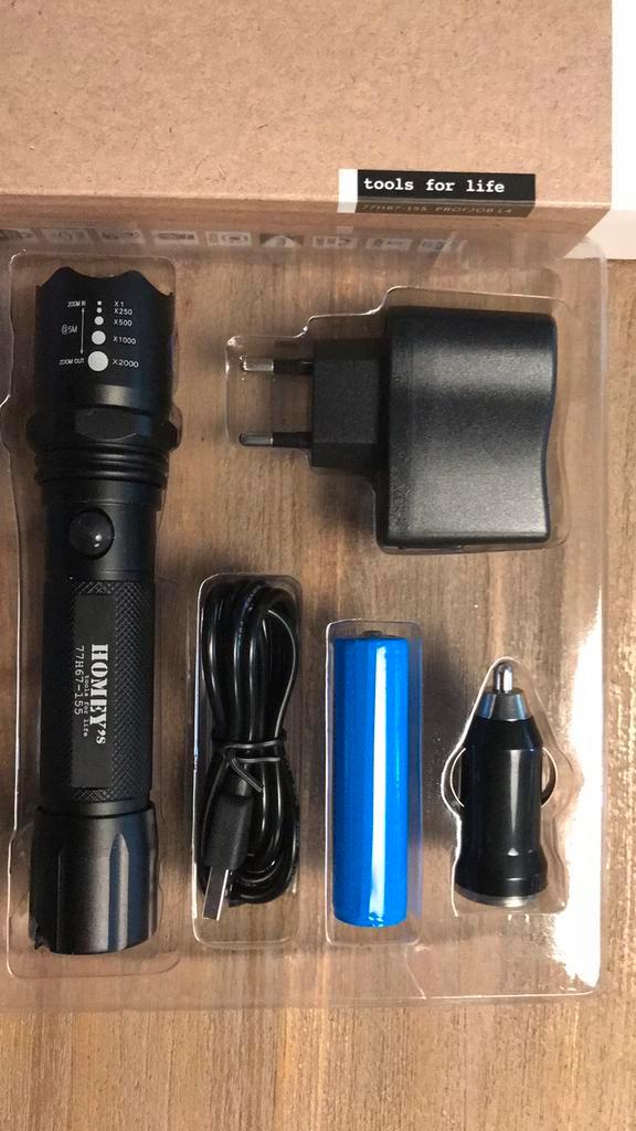 Homeij zaklamp NIEUW, Caravans en Kamperen, Zaklampen, Nieuw, Batterij, Ophalen of Verzenden