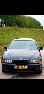 BMW 5-Serie 2.2 I 520 2001 Blauw, Origineel Nederlands, Te koop, 5 stoelen, Benzine