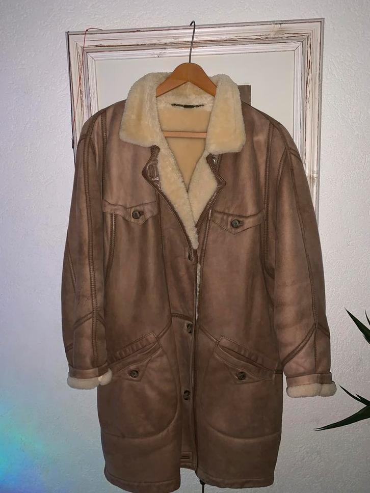 Vintage Christ Leren Jas - Bofur Design, Kleding | Heren, Jassen | Zomer, Zo goed als nieuw, Maat 52/54 (L), Bruin, Ophalen of Verzenden