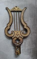 Oude Franse muziek harp - ornament by Anno Toen, Antiek en Kunst, Ophalen of Verzenden
