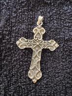zilveren hanger groot kruis, Ophalen of Verzenden, Zo goed als nieuw, Kruis of Symbool, Zilver
