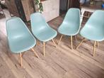 4 eetkamerstoelen, Huis en Inrichting, Stoelen, Gebruikt, Overige kleuren, Vier, Ophalen