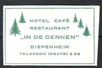 N2641 Diepenheim hotel cafe rest IN DE DENNEN, Verzamelen, Nederland, Ophalen of Verzenden
