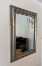 Grote Zilveren Spiegel - Handgemaakt - 115x85 cm, Ophalen, 100 tot 150 cm, Zo goed als nieuw, 100 tot 125 cm