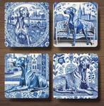 Ridgeback Delfts Blauw onderzetters met houder, Ophalen of Verzenden, Nieuw, Glas of Kopje