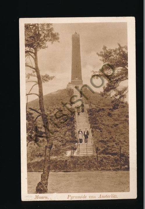 Maarn - Pyramide van Austerlitz [KRST005-3894, Verzamelen, Ansichtkaarten | Nederland, Gelopen, Utrecht, 1920 tot 1940, Verzenden