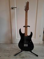 Morgan Gitaar Artifact Series PS590 BLK Zwart/ Donkerrood, Ophalen, Zo goed als nieuw, Solid body, Overige merken