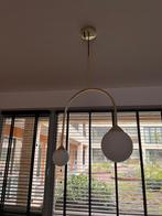 Gouden hanglamp voor boven eettafel, Huis en Inrichting, Lampen | Hanglampen, Ophalen of Verzenden, Zo goed als nieuw, Metaal