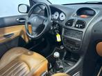 Peugeot 206 CC 1.6-16V Roland Garros Airco Leder bekleding N, Auto's, Peugeot, Voorwielaandrijving, Gebruikt, 4 cilinders, Cabriolet
