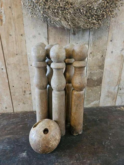 oude franse kegelset ``WOONWINKEL RUSTIEK``, Antiek en Kunst, Antiek | Woonaccessoires, Ophalen of Verzenden