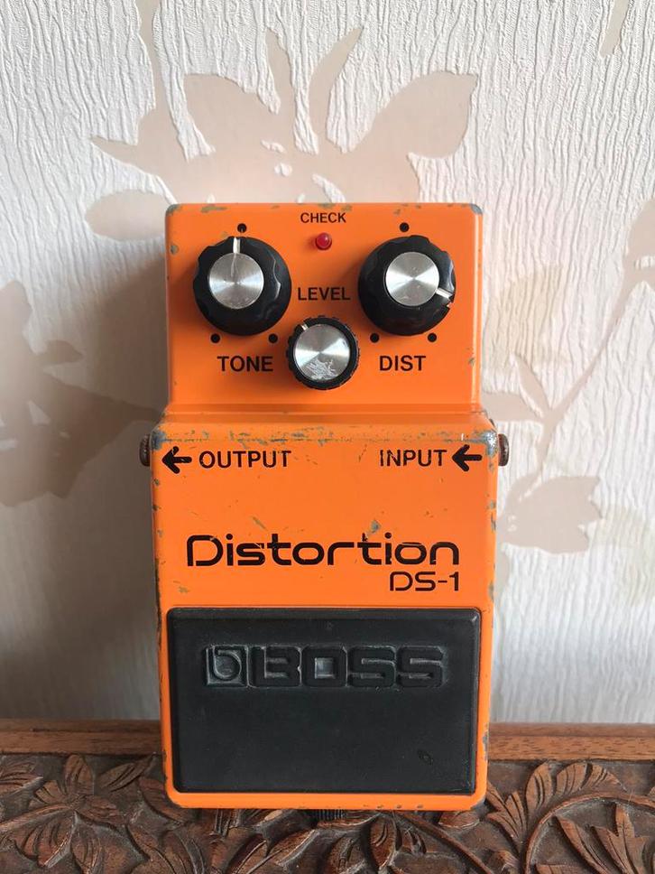 Boss DS-1 distortion 1991 Taiwan ACA vintage black label, Muziek en Instrumenten, Effecten, Gebruikt, Distortion, Overdrive of Fuzz