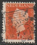 Nederland 1947 484 Wilhelmina 30c, Gest, Postzegels en Munten, Postzegels | Nederland, Ophalen of Verzenden, Na 1940, Gestempeld