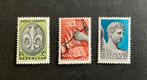 Nederland 1937, NVPH 293 t/m 295, Postfris., Postzegels en Munten, Postzegels | Nederland, Ophalen of Verzenden, T/m 1940, Postfris
