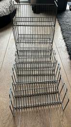 6 CD rekjes van ikea. 20 CD’s per rek. Prijs is voor 6, Ophalen, Minder dan 25 discs, Zo goed als nieuw, Metaal