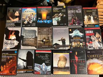 Prachtige collectie klassieke dvd’s Bach barokopera docu’s beschikbaar voor biedingen