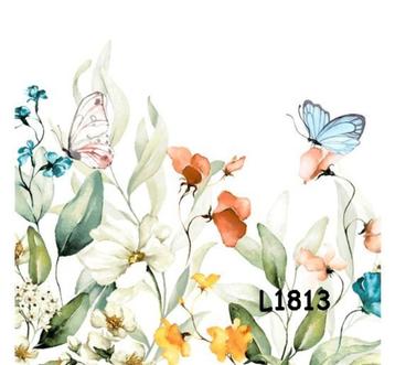 Servetten decoupage/bullet journal * Veldbloemen L1813 beschikbaar voor biedingen