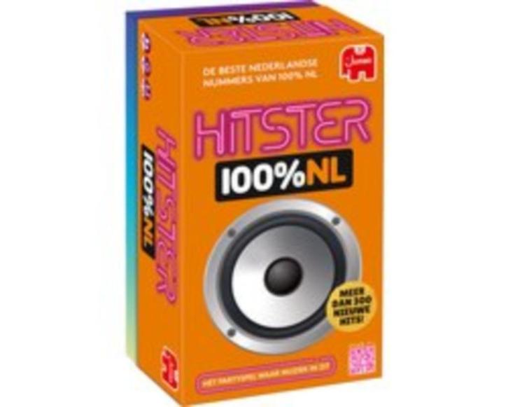 Jumbo - Hitster 100% NL- Nederlandstalig Partyspe, Hobby en Vrije tijd, Gezelschapsspellen | Bordspellen, Nieuw, Een of twee spelers