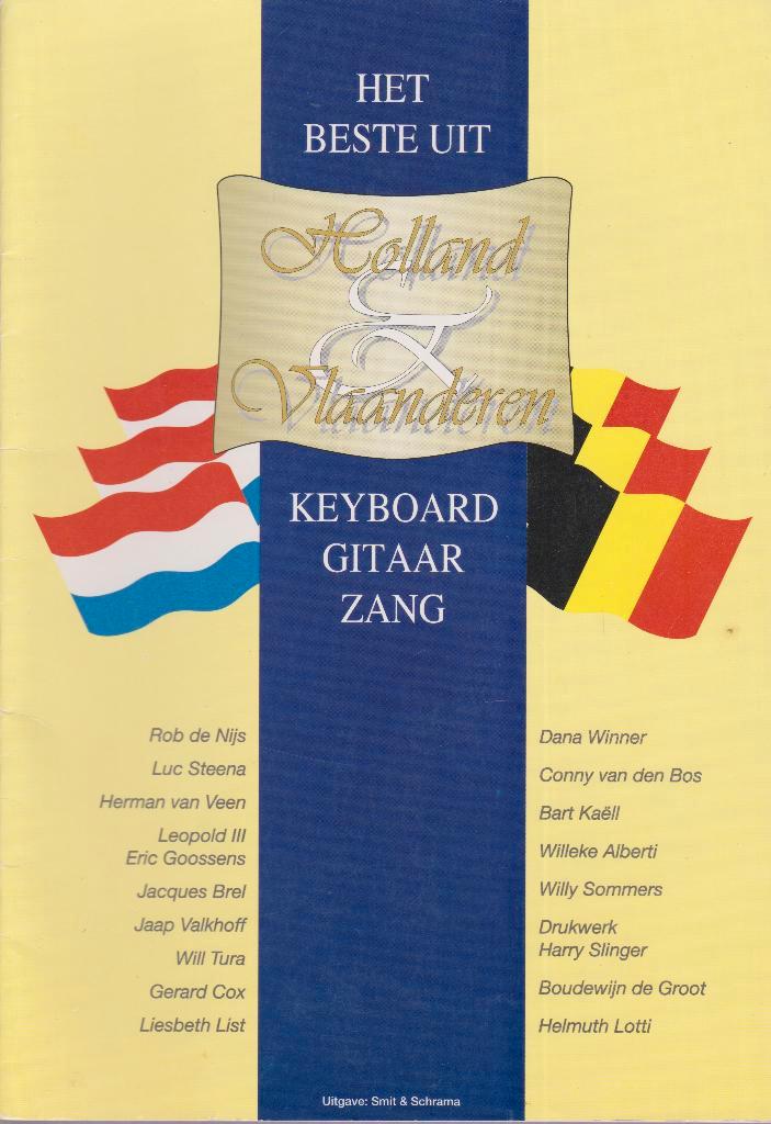 HET BESTE UIT Holland en Vlaanderen - KEYBOARD/GITAAR/ZANG, Muziek en Instrumenten, Bladmuziek, Gebruikt, Artiest of Componist