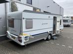 Dethleffs Camper 510 DB MOVER-VOORTENT-FIETSENDR, Caravans en Kamperen, Rondzit, Bedrijf, Schokbreker, Overige typen
