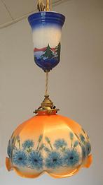 Hanglampje met trekpendel, Huis en Inrichting, Lampen | Hanglampen, Ophalen of Verzenden, Zo goed als nieuw, Glas, 50 tot 75 cm