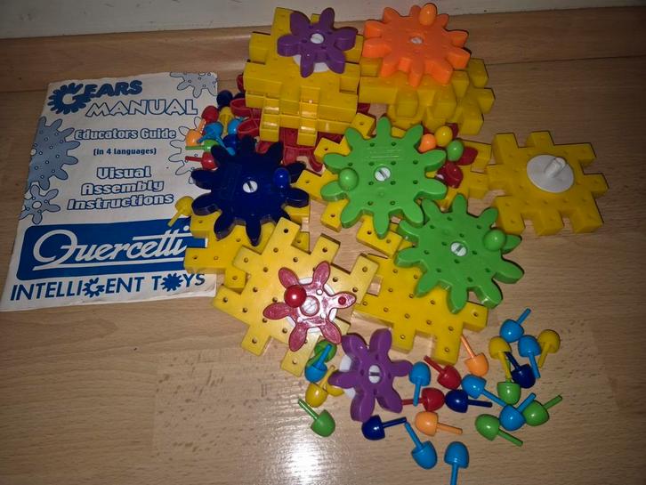 Quercetti Gears - Educatief Speelgoed, Kinderen en Baby's, Speelgoed | Educatief en Creatief, Gebruikt, Bouwen, Ontdekken, Ophalen of Verzenden