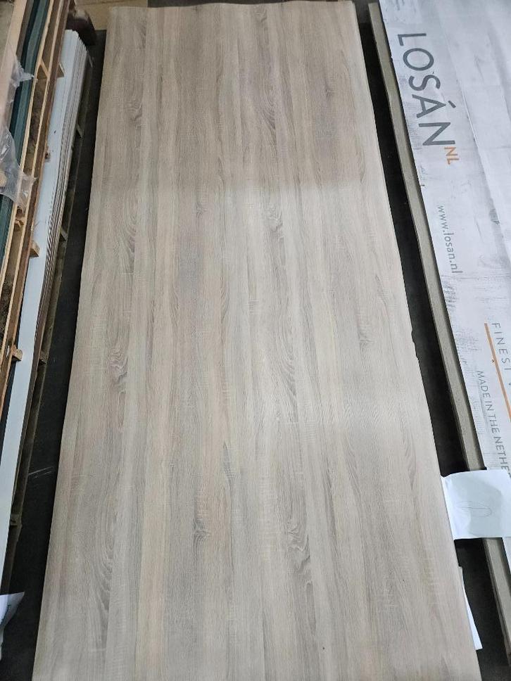 Duropal R20128 HPL platen licht eiken 307x131cm ( 441 ), Doe-het-zelf en Verbouw, Platen en Panelen, Gebruikt, Ophalen