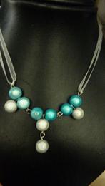 Handgemaakte ketting met 3D kralen. Ketting met 3D kralen., Verzenden, Nieuw, Overige kleuren, Overige materialen