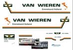 Vrachtauto decal 1:50 Van Wieren Emmeloord, Hobby en Vrije tijd, Modelauto's | 1:50, Verzenden, Nieuw, Bus of Vrachtwagen, Overige merken