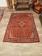 Perzisch Handgeknoopt Hamadan Tapijt. Prachtige kleuren!, Perzisch, 200 cm of meer, Ophalen of Verzenden, Zo goed als nieuw