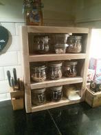 Keuken kruidenkastje steigerhout of eiken. NIEUW, Ophalen of Verzenden, Nieuw