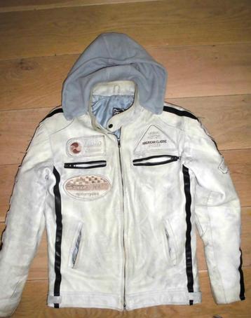 Leren jas motor style maat S beschikbaar voor biedingen