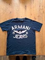 Armani jeans shirt, maat M, Blauw, Maat 48/50 (M), Ophalen of Verzenden, Armani jeans