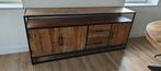 Mangohouten dressoir, type Vesuvius, Ophalen, 150 tot 200 cm, Zo goed als nieuw, Metaal