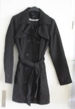 zwarte zomerjas trench coot  maat m, Kleding | Dames, Ophalen of Verzenden, Gedragen, Maat 38/40 (M), Zwart