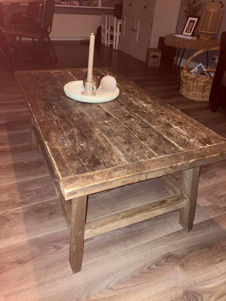 Brokante Tafel - 60x120 cm, Huis en Inrichting, Tafels | Salontafels, Gebruikt, 50 tot 75 cm, 50 tot 100 cm, 100 tot 150 cm, Rechthoekig