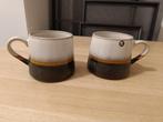 Twee hk living thee mokken 70's, Huis en Inrichting, Keuken | Servies, Ophalen, Keramiek, Overige typen, Zo goed als nieuw