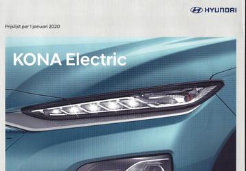 Brochure Hyundai Kona Electric 2020 beschikbaar voor biedingen
