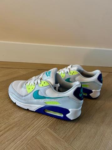 Z.g.a.n. Nike Air Max 90, paars / groen / lime maat 38 beschikbaar voor biedingen