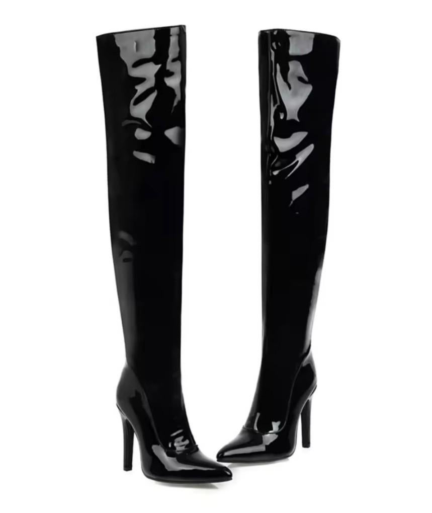 Mooie knielak laarzen, tm 48, Verzenden, Nieuw, Hoge laarzen