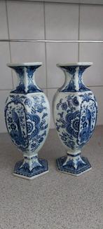 Delftsblauwe Kastelen Vazen Set, Antiek en Kunst, Antiek | Vazen, Ophalen of Verzenden