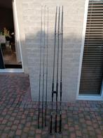 Drie carbon karperhengels van Grauvell, Ophalen, Werphengel