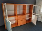 Vintage ligne roset kast vitrinekast wandmeubel servieskast, Ophalen, Gebruikt, Met deur(en), Design