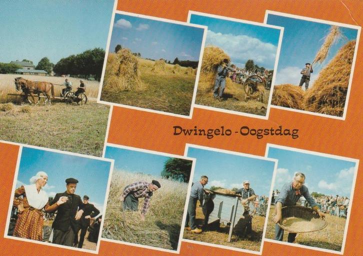 DWINGELOO Oogstdag, Verzamelen, Ansichtkaarten | Nederland, Gelopen, Drenthe, 1980 tot heden, Verzenden