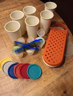 Vintage Tupperware Set: Bekers, Busjes & Rasp, Ophalen of Verzenden