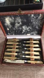 Twaalf fruitmesjes van F.D Bastet Den Haag, Antiek en Kunst, Ophalen of Verzenden