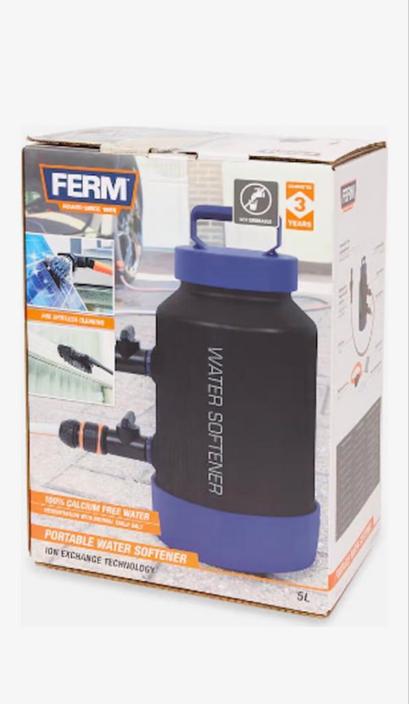 Ferm Waterontharder - Nieuw in doos!, Witgoed en Apparatuur, Waterontharders, Nieuw, Waterontharder met zout, Ophalen of Verzenden