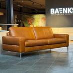House of Dutchz 3-zitsbank Dutchz 901 Leer Congac, Ophalen, Modern, Landelijk, Design, Rechte bank, 200 tot 250 cm