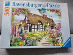 Ravensburger 500 stukjes idyllische cottage, Ophalen of Verzenden, 500 t/m 1500 stukjes, Zo goed als nieuw